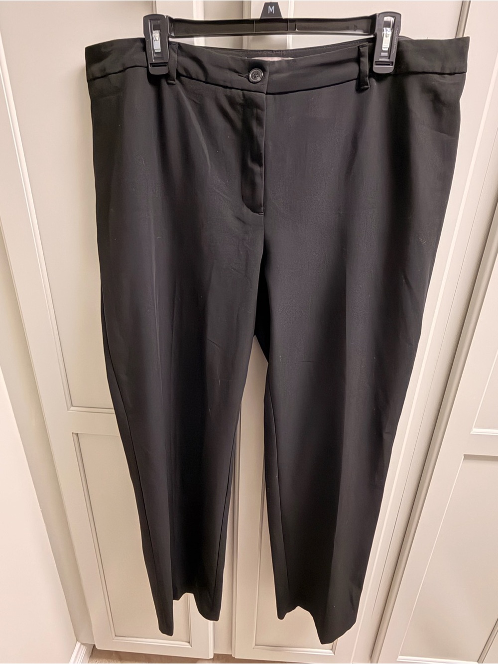 Chico’s Black Wide Leg Dress Trouser  Pants - Size 3/16